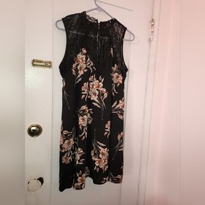 MITTOSHOP womens Medium/lace/floral dress